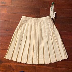 Vintage Wool Pleated Skirt NWT Dead Stock